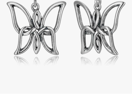 Oxidized Celtic Butterfly High Heel Charms